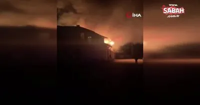 Konya’da balık fabrikası alev alev yandı | Video