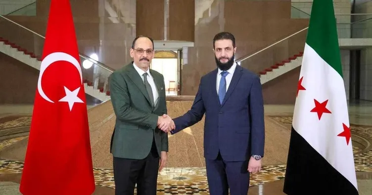 MİT Başkanı Kalın, Şara ile görüştü