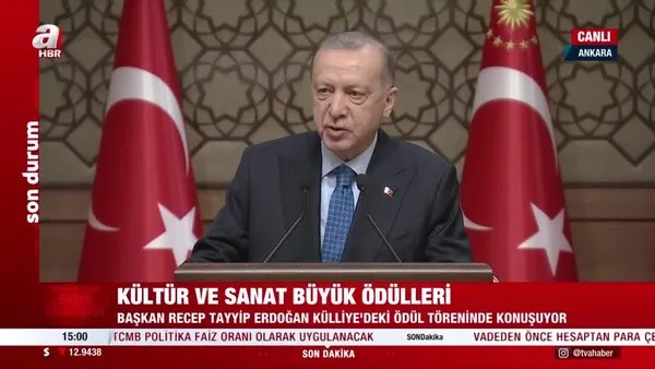 SON DAKİKA: Cumhurbaşkanlığı Kültür ve Sanat Büyük Ödülleri sahiplerini buldu! Başkan Erdoğan duyurdu: Teoman Duralı'nın ismi orada yaşatılacak