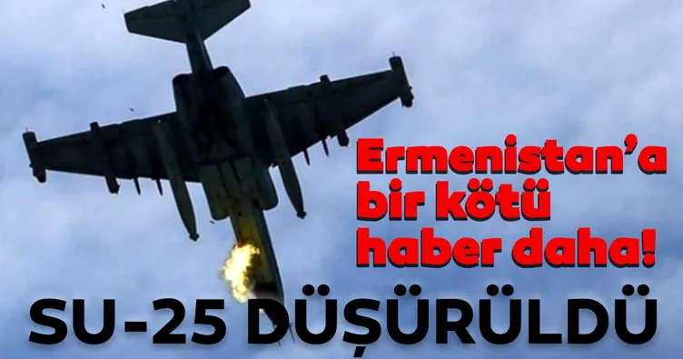 Su-25 savaş uçağı düşürüldü