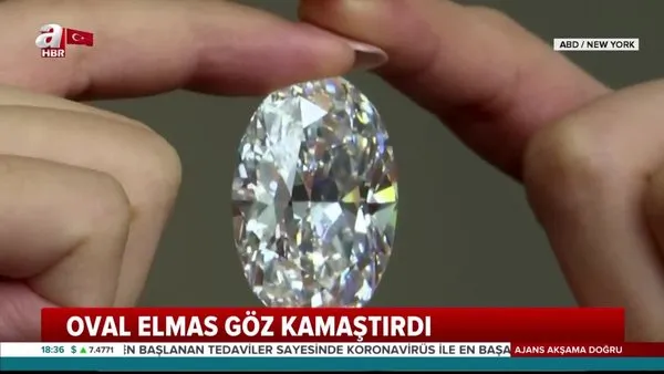 102 karatlık elmas açık arttırmaya çıkıyor! Fiyatı dudak uçuklattı | Video
