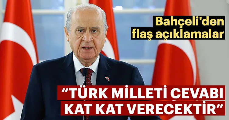 Bahçeli’den flaş açıklamalar