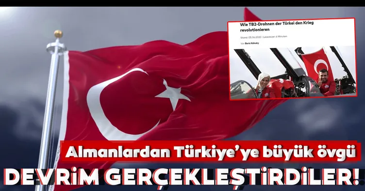 Almanya’dan Türk SİHA’larına büyük övgü