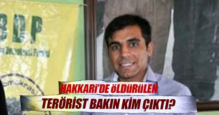 Hakkari’de öldürülen PKK’lı terörist bakın kim çıktı?