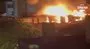 Beyoğlu’nda kafeteryanın çatısı alev alev yandı | Video