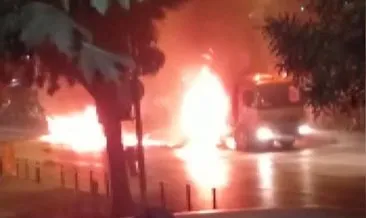 Fatih’te korkunç kaza! Sürücüler alev alan araçlardan son anda kurtuldu