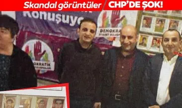 SON DAKİKA | CHP’den skandal görüntüler! PKK paçavrası önünde...