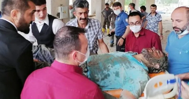 Erzurum’da cami inşaatında çökme; 3 işçi enkaz altından çıkarıldı