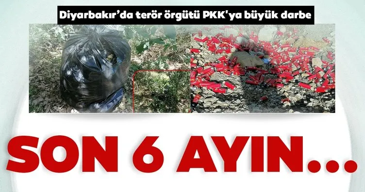 Diyarbakır’da PKK’ya büyük darbe, son 6 ayın en yüksek miktarı yakalandı