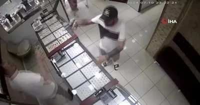 Eyüpsultan’da kuyumcu soygunu kamerada