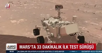 Perseverance Mars’ta ilk test sürüşünü gerçekleştirdi |Video