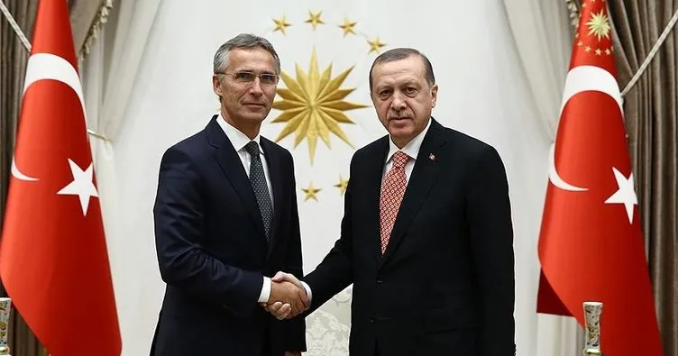 SON DAKİKA | Başkan Erdoğan NATO Genel Sekreteri Stoltenberg ile görüştü