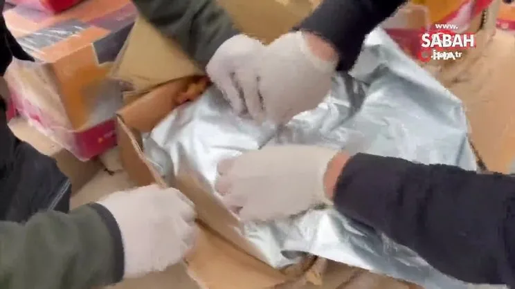 Ambarlı Limanı’nda zehir tacirlerine yönelik operasyon: 36 milyon liralık uyuşturucu ele geçirildi | Video