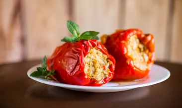 Kırmızı biber dolması tarifi: Hem renkli hem de lezzetli