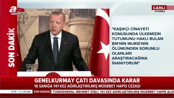 Başkan Erdoğan İstanbul'da önemli açıklamalar