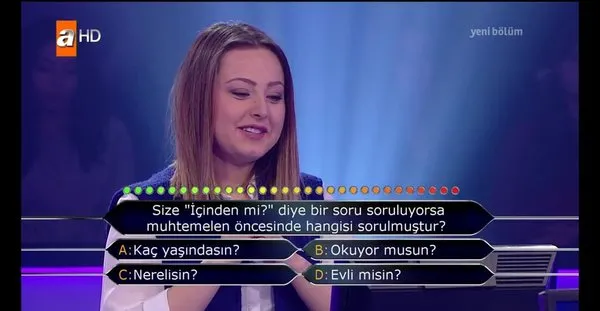 Kim Milyoner Olmak İster? 665. bölüm sorular ve cevapları