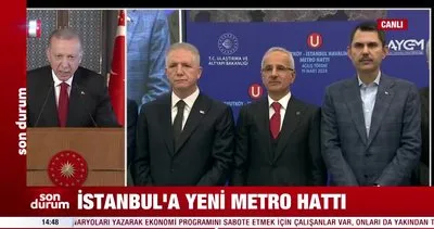 Başkan Erdoğan, Arnavutköy-İstanbul Havalimanı metrosu açılış töreninde konuştu | Video