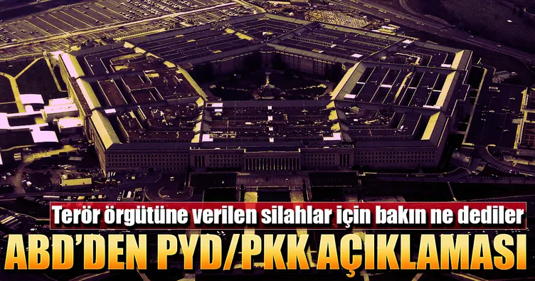 ABD’den kaçamak PYD/PKK açıklaması