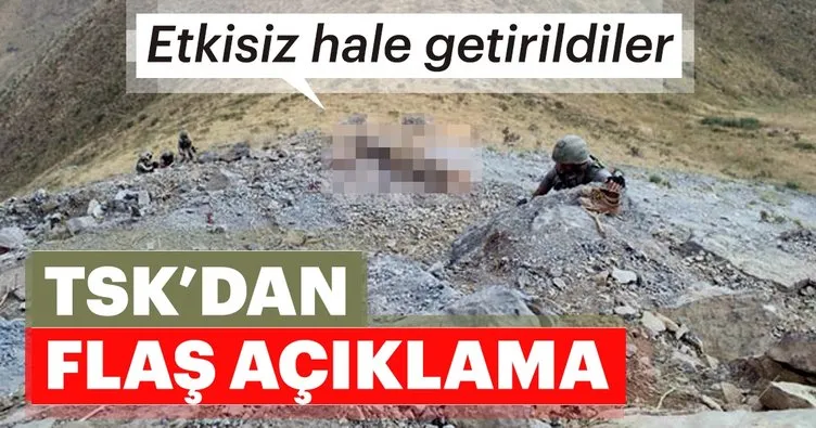 TSK’dan son dakika açıklaması