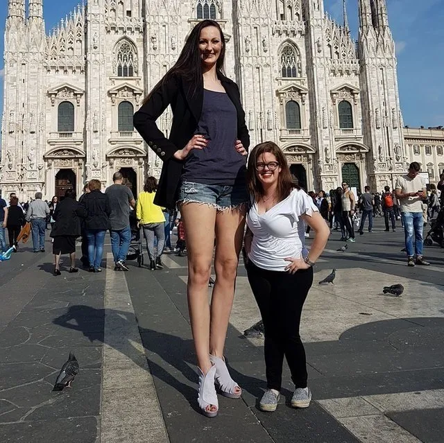 Rusya’nın en uzun boylu kadını Ekaterina Lisina