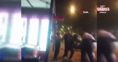 İstanbul Taksim’de yabancı uyruklu iki kadının saç saça baş başa kavgası kamerada