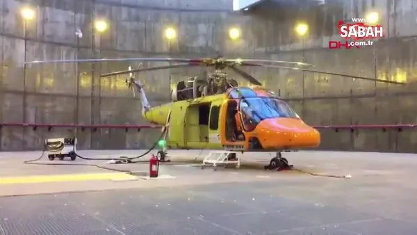 Yeni yerli helikopterimiz T 625  motor çalıştırdı