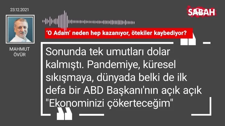 Mahmut Övür | ‘O Adam’ neden hep kazanıyor, ötekiler kaybediyor?