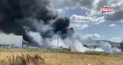 Eskişehir’de korkutan yangın: Dumanlar gökyüzünü kapladı | Video