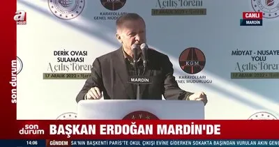 SON DAKİKA | Cumhurbaşkanı Erdoğan Mardin’de toplu açılış töreninde önemli açıklamalarda bulundu