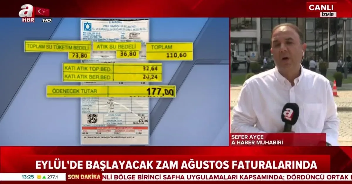 Izmir De Chp Li Belediyeden Suya Yuzde 924 Zam Videosunu Izle Son Dakika Haberleri