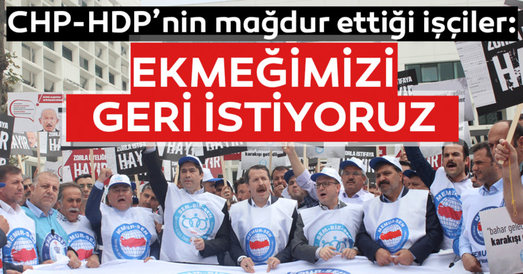 Ekmeğimizi geri istiyoruz