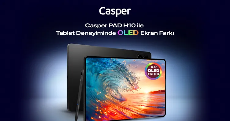 Casper PAD H10 ile tablet deneyiminde OLED ekran farkı