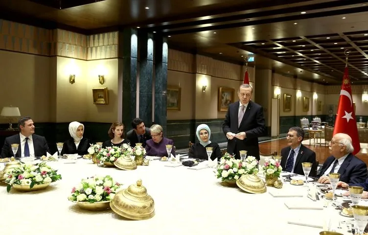 Erdoğan’dan Sancar onuruna akşam yemeği