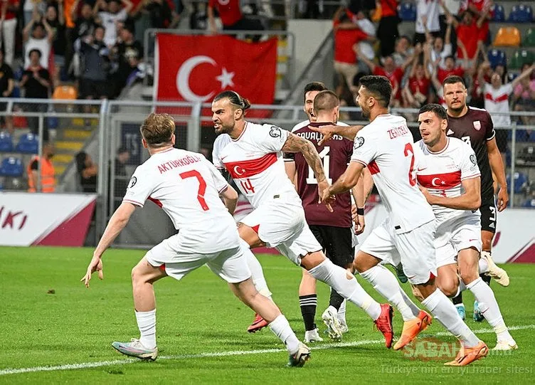 LETONYA - TÜRKİYE MAÇ SONUCU - ÖZETİ 2-3 | EURO 2024 elemeleri Letonya Türkiye milli maç özeti BURADA
