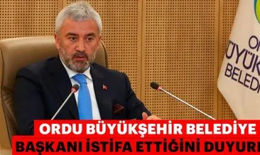 Son dakika: Ordu Büyükşehir Belediye Başkanı Enver Yılmaz, görevinden istifa etti