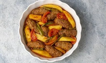 Fırında köfte ve sebze tarifi: Tam kıvamında ve lezzetli