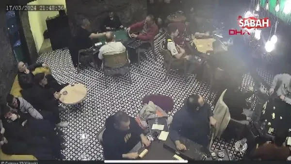 Sarıyer'de kafede bir kişinin öldüğü bir kişinin yaralandığı çatışmanın görüntüleri ortaya çıktı | Video