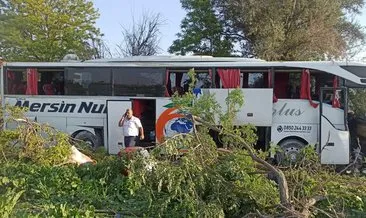 Yolcu otobüsü şarampole düştü: 7 yaralı #konya