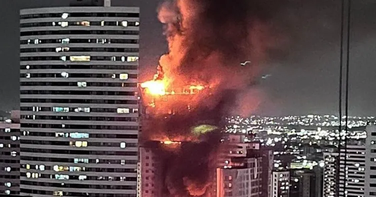 Brezilya’da korkunç olay! 33 katlı bina alevler içinde kaldı