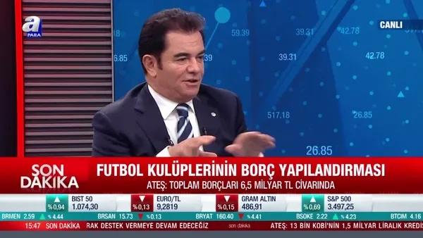 Hakan Ateş: Futbol kulüplerinin borç yapılandırılmasında sona gelindi