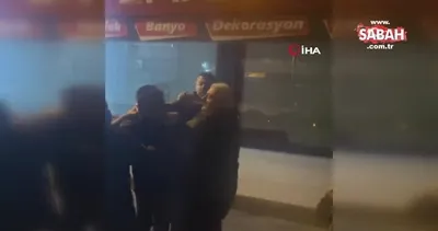 Otobüste taşkınlık yapan alkollü vatandaşa yolcular böyle müdahale etti