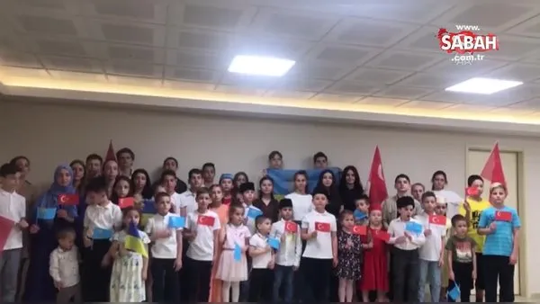 Kırım Türkü çocuklardan Emine Erdoğan'a videolu bayram tebriği | Video