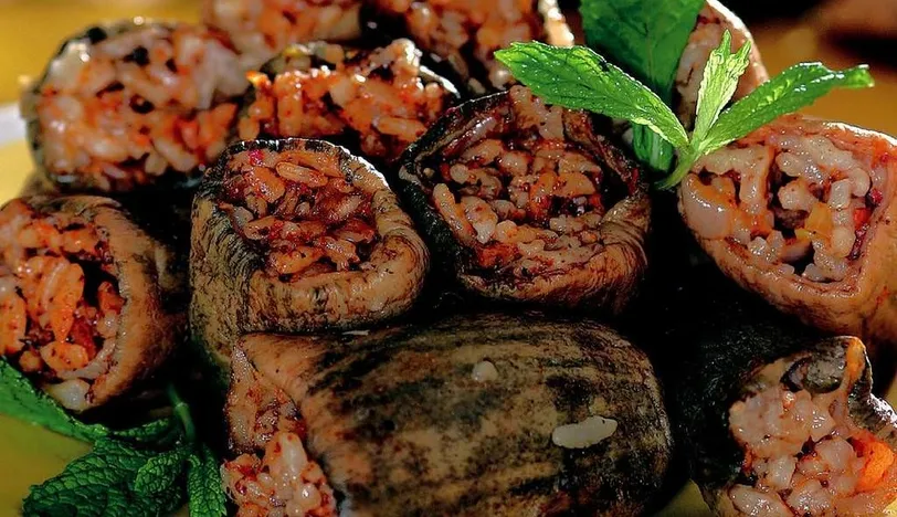 Zeytinyağlı Kuru Acur Dolması