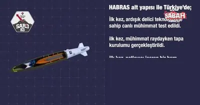 Bir ilke imza atıldı! Türkiye’nin yeni uçak bombası SARB-83’ten tam isabet | Video
