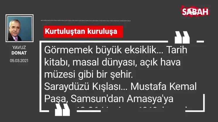 Yavuz Donat | Kurtuluştan kuruluşa