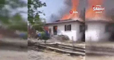 Bursa’da korkutan yangın: Traktör ve 2 ev küle döndü | Video