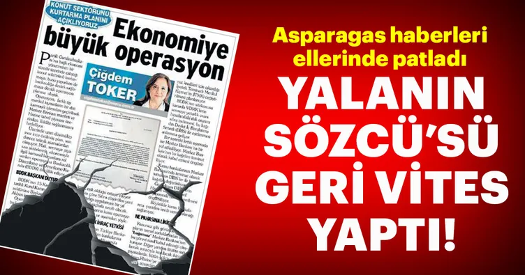 Yalanın Sözcü’sü geri vitese taktı