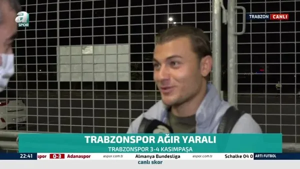 Kasımpaşalı Yusuf Erdoğan Trabzonspor maçı sonrası açıklamalarda bulundu!