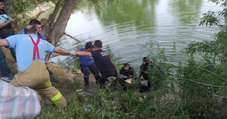 Serinlemek için girdiği gölette boğuldu
