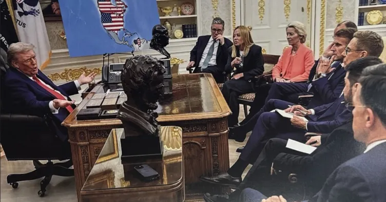 Trump’tan dikkat çeken haritalı paylaşım: Kanada, Venezuela ve Grönland ABD toprağı